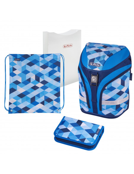 50020393,Ghiozdan Herlitz Echipat Motion Plus Motiv Blue Cubes