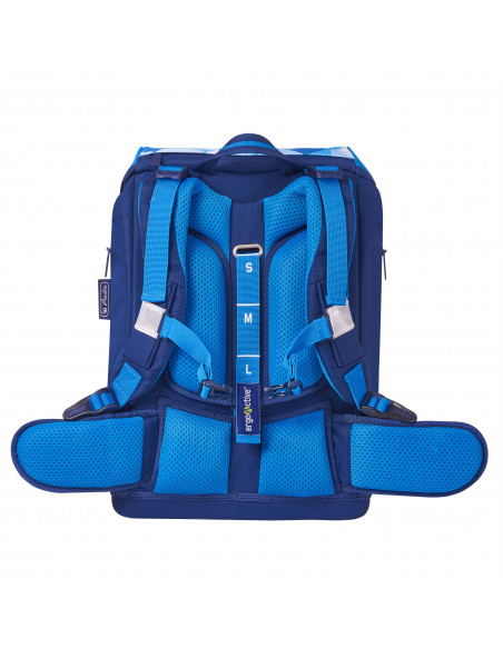 50020393,Ghiozdan Herlitz Echipat Motion Plus Motiv Blue Cubes