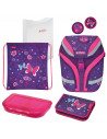 Ghiozdan Herlitz Echipat Softflex Plus, Motiv Butterfly Ghiozdan Herlitz Echipat Softflex Plus, Motiv Butterfly