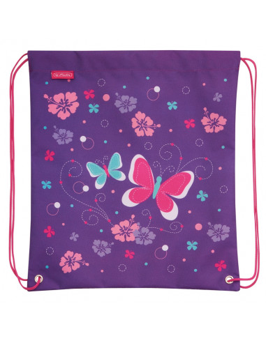 50025589,Ghiozdan Herlitz Echipat Softflex Plus, Motiv Butterfly