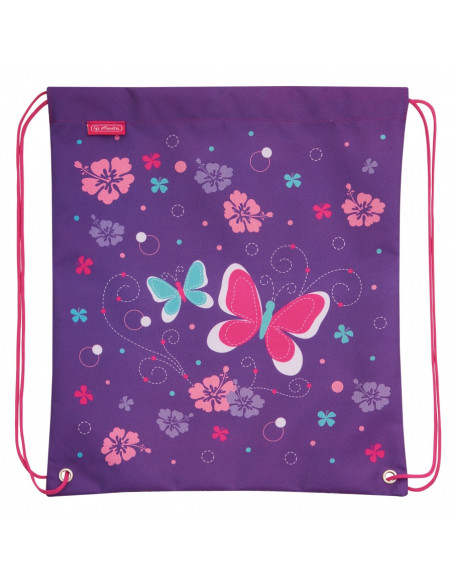 50025589,Ghiozdan Herlitz Echipat Softflex Plus, Motiv Butterfly