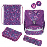 Ghiozdan Herlitz Echipat Ultralight Plus, Motiv Flowers Ghiozdan Herlitz Echipat Ultralight Plus, Motiv Flowers