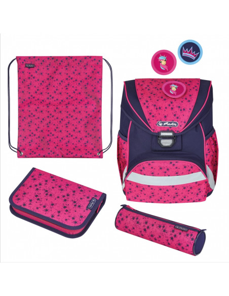 50026814,Ghiozdan Herlitz Echipat Ultralight Plus, Motiv Stars