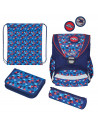 Ghiozdan Herlitz Echipat Ultralight Plus, Motiv Geometric Ghiozdan Herlitz Echipat Ultralight Plus, Motiv Geometric