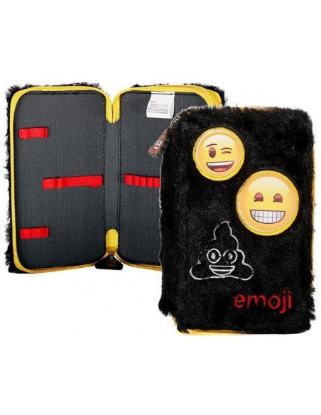 Penar neechipat cu 2 compartimente, cu husa din blana neagra