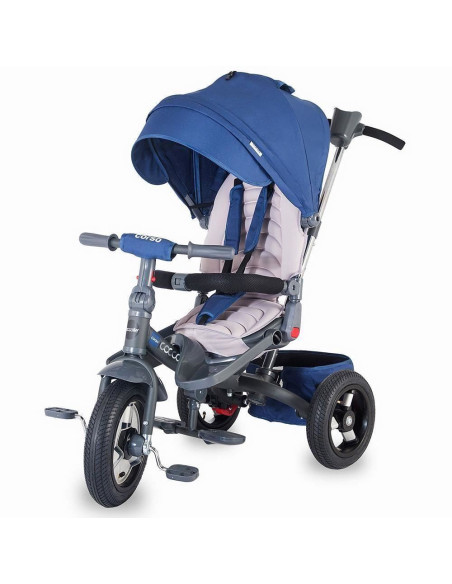Tricicleta multifunctionala Coccolle Corso Albastru,337012130