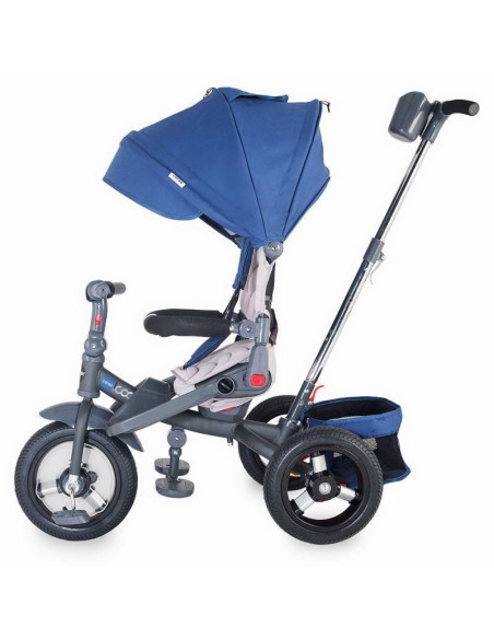 Tricicleta multifunctionala Coccolle Corso Albastru,337012130