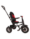 Tricicleta cu roti de cauciuc Qplay Rito Rubber Rosu,338038120