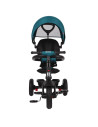 Tricicleta cu roti de cauciuc Qplay Rito Rubber Albastru