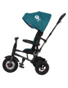 Tricicleta cu roti de cauciuc Qplay Rito Rubber Albastru