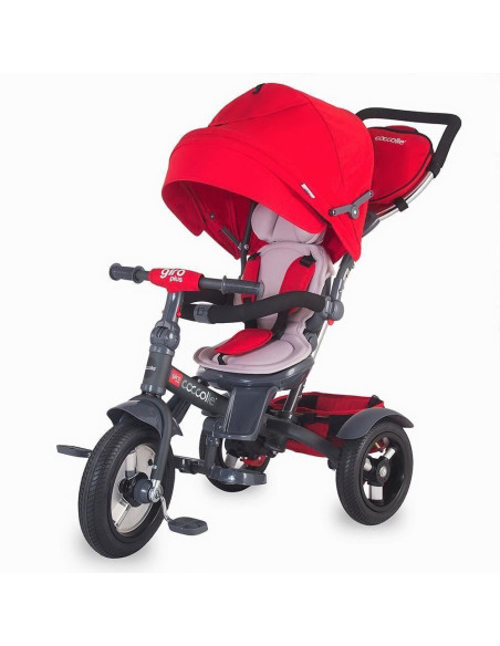 Tricicleta multifunctionala Coccolle Giro Plus Rosu,337010620