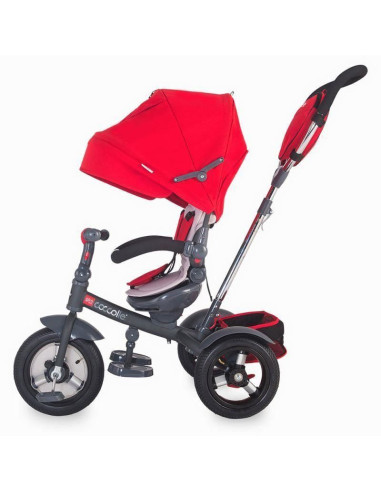 Tricicleta multifunctionala Coccolle Giro Plus Rosu,337010620