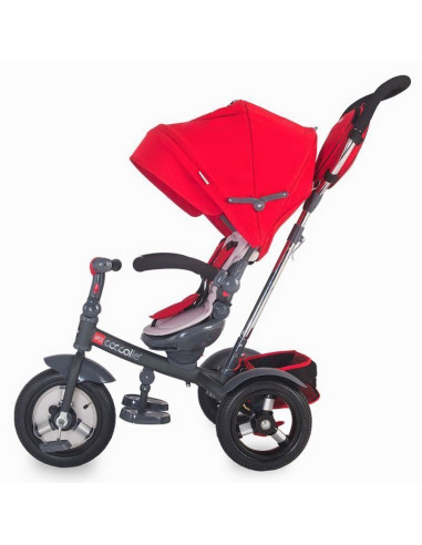 Tricicleta multifunctionala Coccolle Giro Plus Rosu,337010620