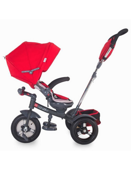 Tricicleta multifunctionala Coccolle Giro Plus Rosu,337010620