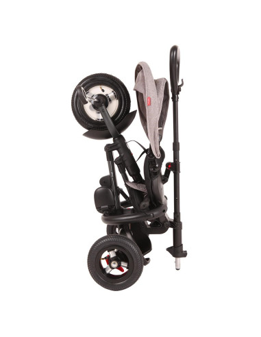 Tricicleta cu roti de cauciuc Qplay Rito Rubber Violet,338038150