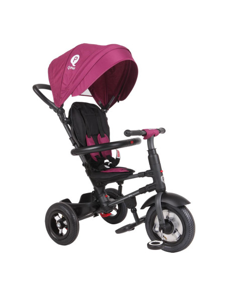 Tricicleta cu roti de cauciuc Qplay Rito Rubber Violet,338038150