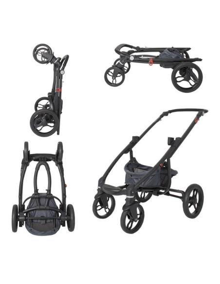 Carucior modular 2 in 1 DHS Arrow rosu,336060820