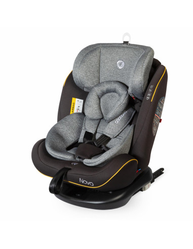 Scaun auto rotativ cu Isofix grupa 0-36 kg Nova Gri,339085060