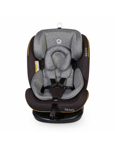 Scaun auto rotativ cu Isofix grupa 0-36 kg Nova Gri,339085060