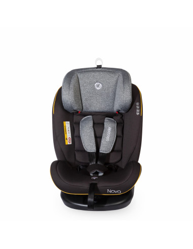 Scaun auto rotativ cu Isofix grupa 0-36 kg Nova Gri,339085060