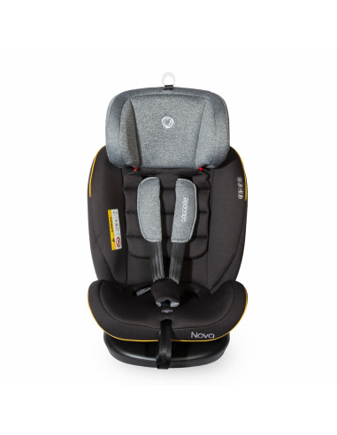Scaun auto rotativ cu Isofix grupa 0-36 kg Nova Gri,339085060