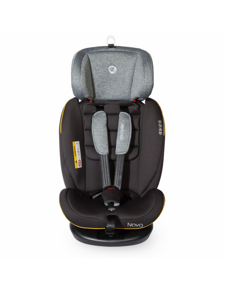 Scaun auto rotativ cu Isofix grupa 0-36 kg Nova Gri,339085060