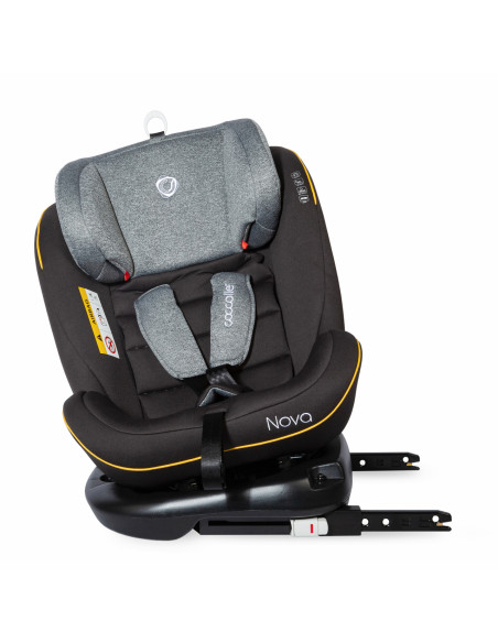 Scaun auto rotativ cu Isofix grupa 0-36 kg Nova Gri,339085060