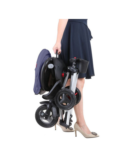 Tricicleta ultrapliabila Qplay Nova albastru inchis,320013132