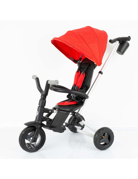 Tricicleta ultrapliabila Qplay Nova Rubber rosu,320013220