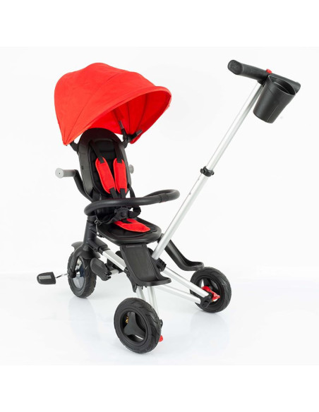 Tricicleta ultrapliabila Qplay Nova Rubber rosu,320013220