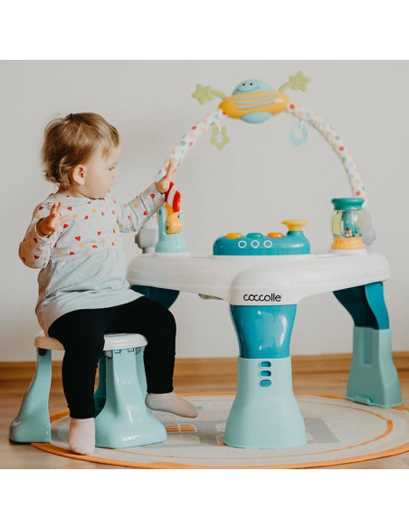 Centru de activitati Coccolle TasyGo Turquoise Blue,321011430