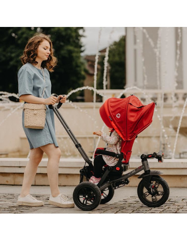 Tricicleta multifunctionala Coccolle Pianti Ruby Red,321013420