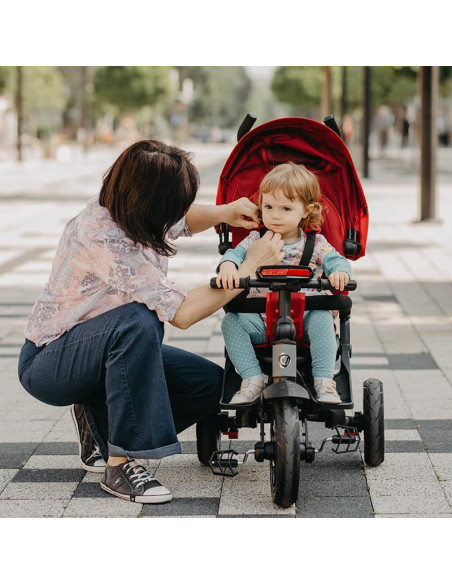Tricicleta multifunctionala Coccolle Pianti Ruby Red,321013420