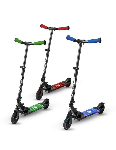 Trotineta LED Qplay Honeycomb Rosu,321QPHNC20