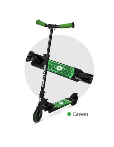 Trotineta LED QPlay Honeycomb Verde,321QPHNC80