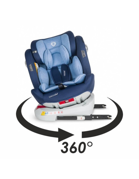 Scaun auto 0-36 kg rotativ Coccolle Nerio Celestial