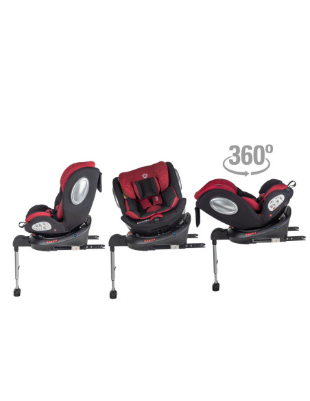 Scaun auto rotativ 0-36 kg Coccolle Vigo Poppy Red,321085620