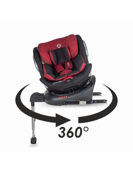 Scaun auto rotativ 0-36 kg Coccolle Vigo Poppy Red,321085620