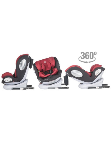 Scaun auto rotativ 0-36 kg Coccolle Lyra Dahlia Red,322086520