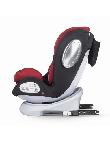 Scaun auto rotativ 0-36 kg Coccolle Lyra Dahlia Red,322086520