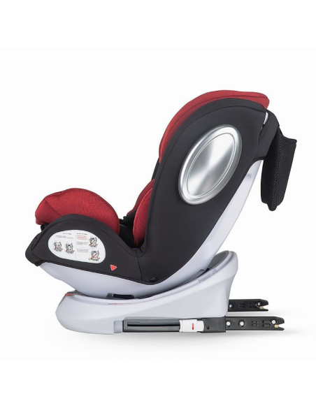Scaun auto rotativ 0-36 kg Coccolle Lyra Dahlia Red,322086520