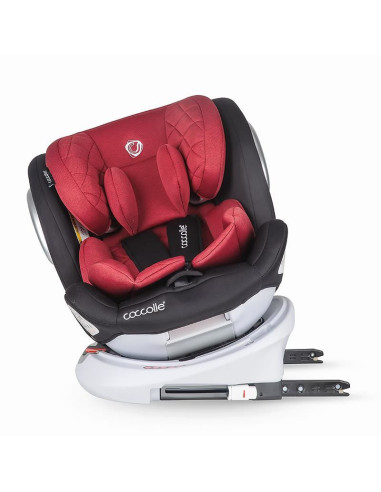 Scaun auto rotativ 0-36 kg Coccolle Lyra Dahlia Red,322086520