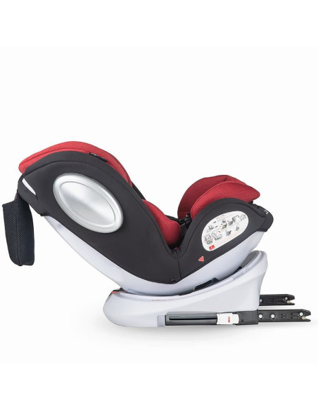 Scaun auto rotativ 0-36 kg Coccolle Lyra Dahlia Red,322086520