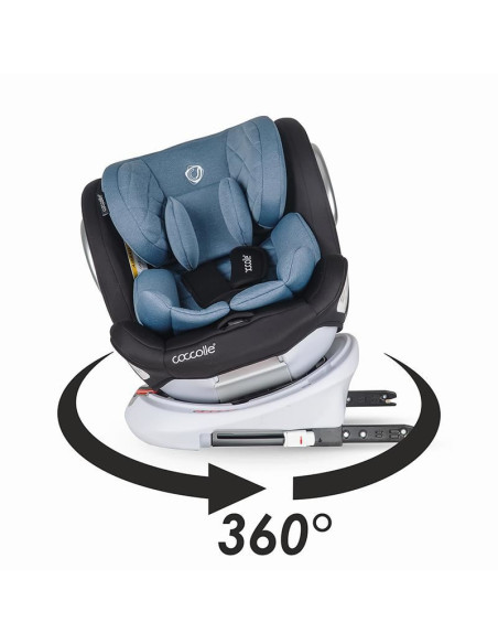 Scaun auto rotativ 0-36 kg Coccolle Lyra Celestial