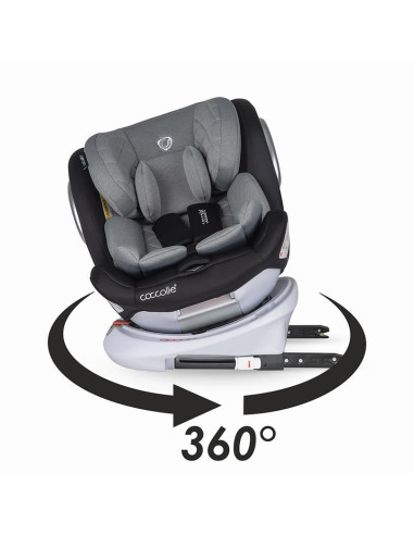 Scaun auto rotativ 0-36 kg Coccolle Lyra Greystone,322086562