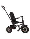 Tricicleta cu roti de cauciuc Qplay Rito Rubber Negru,338038160