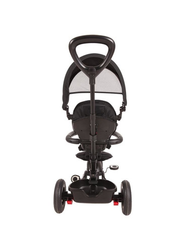 Tricicleta cu roti de cauciuc Qplay Rito Rubber Negru,338038160
