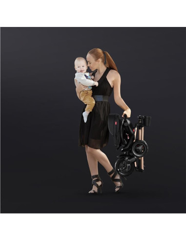 Tricicleta ultrapliabila Qplay Nova Gold Air LE,320013260LE