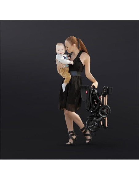 Tricicleta ultrapliabila Qplay Nova Gold Air LE,320013260LE