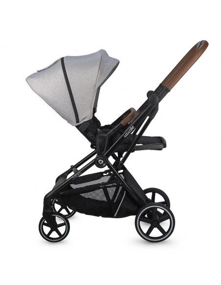 Carucior modular 2in1 Coccolle Saliara Greystone+Cos auto 0-13